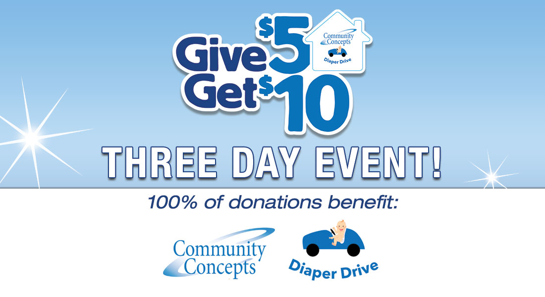 Give $5 Community Concepts