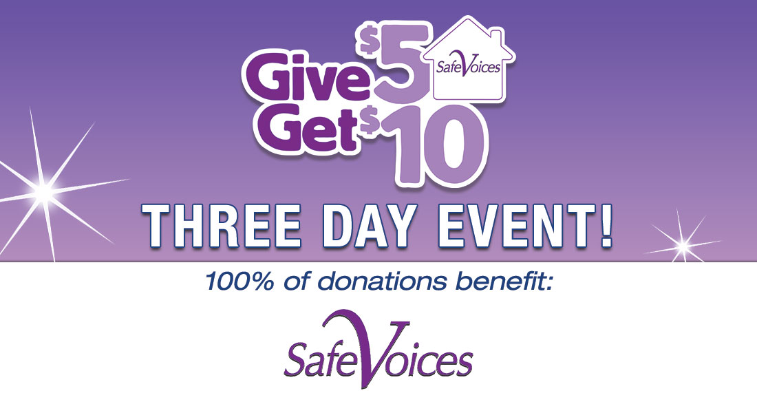 Give $5 Safe Voices